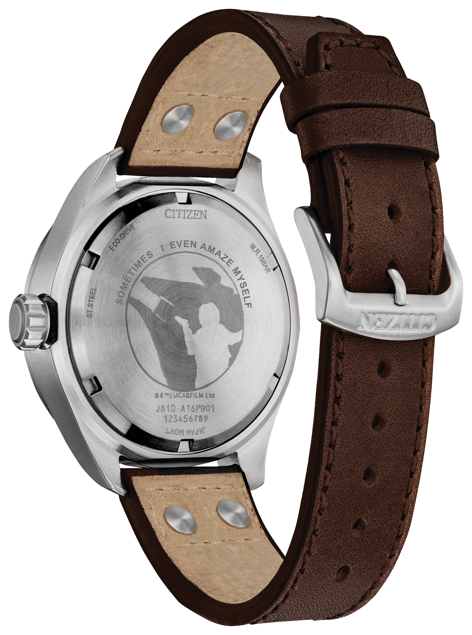 Han Solo Blue Dial Leather Strap AW5009-03W | CITIZEN